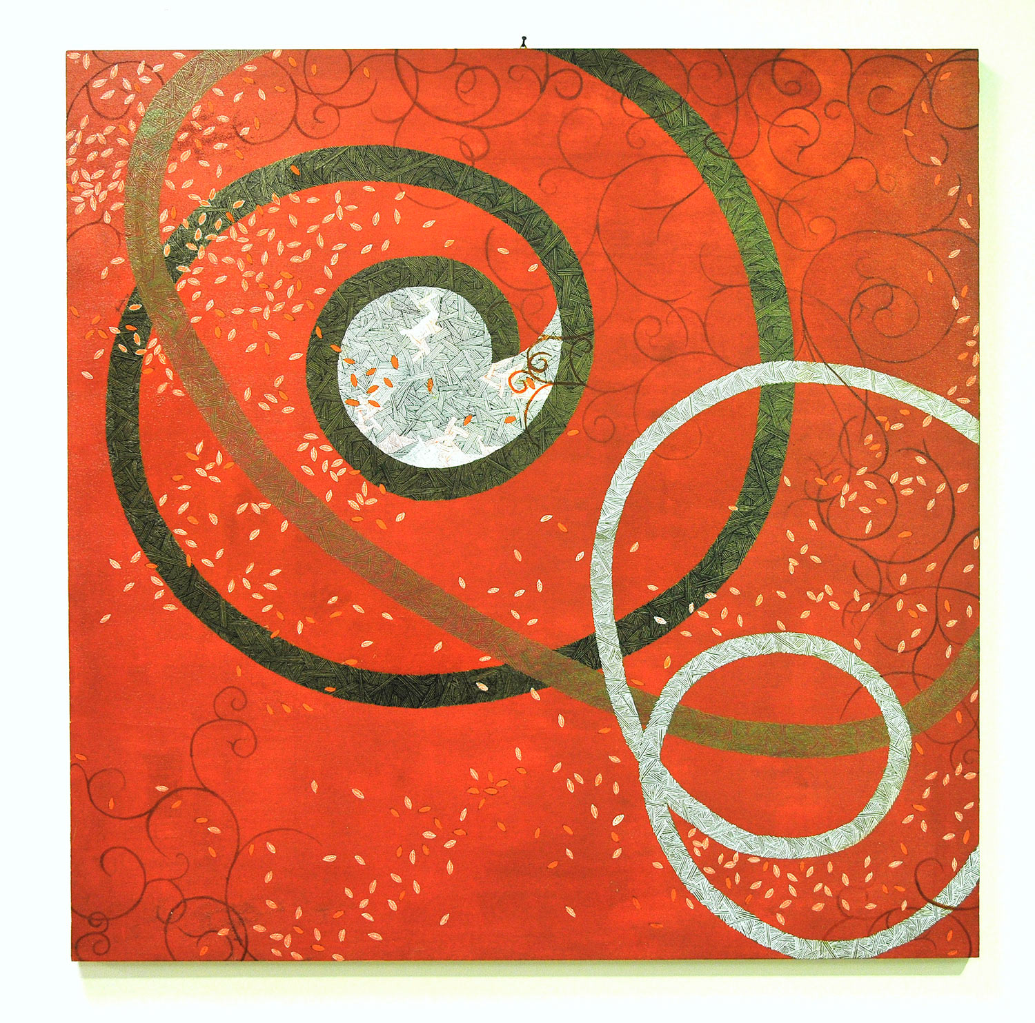 GIRO DI VITA olio acrilico 83 x 83 (2008)
