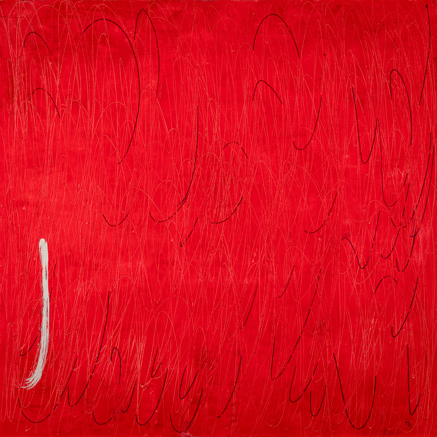 INTERSPAZIO 4 olio dim 83×83 anno 2020