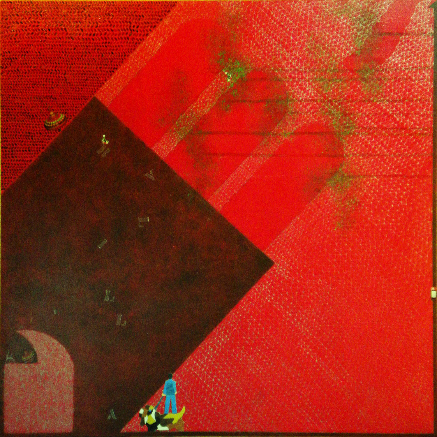 PIAZZA BALILLA tecnica mista dim 58×62