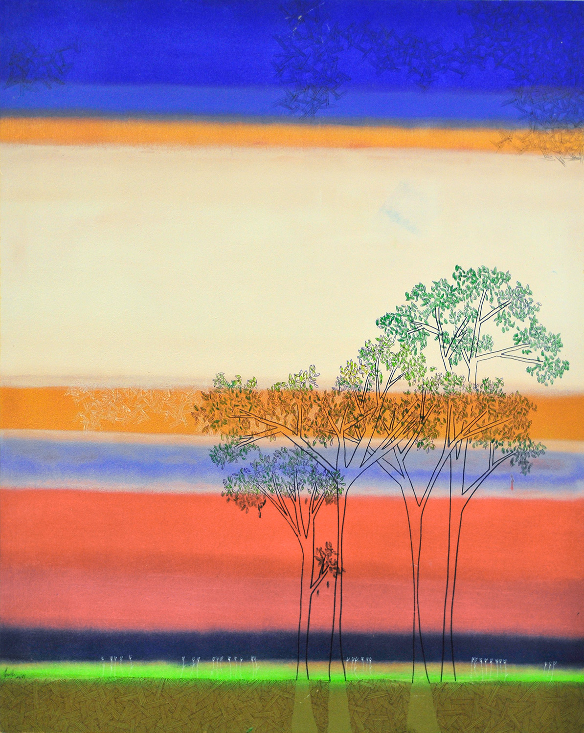 PRIMAVERA acrilico 73 x 58 (2008)