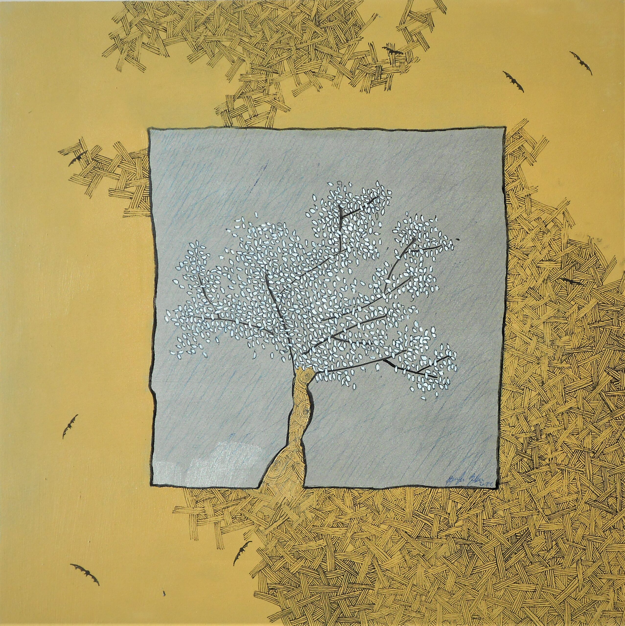 ALBERO 2 OLIO CHINA 50X50 2022